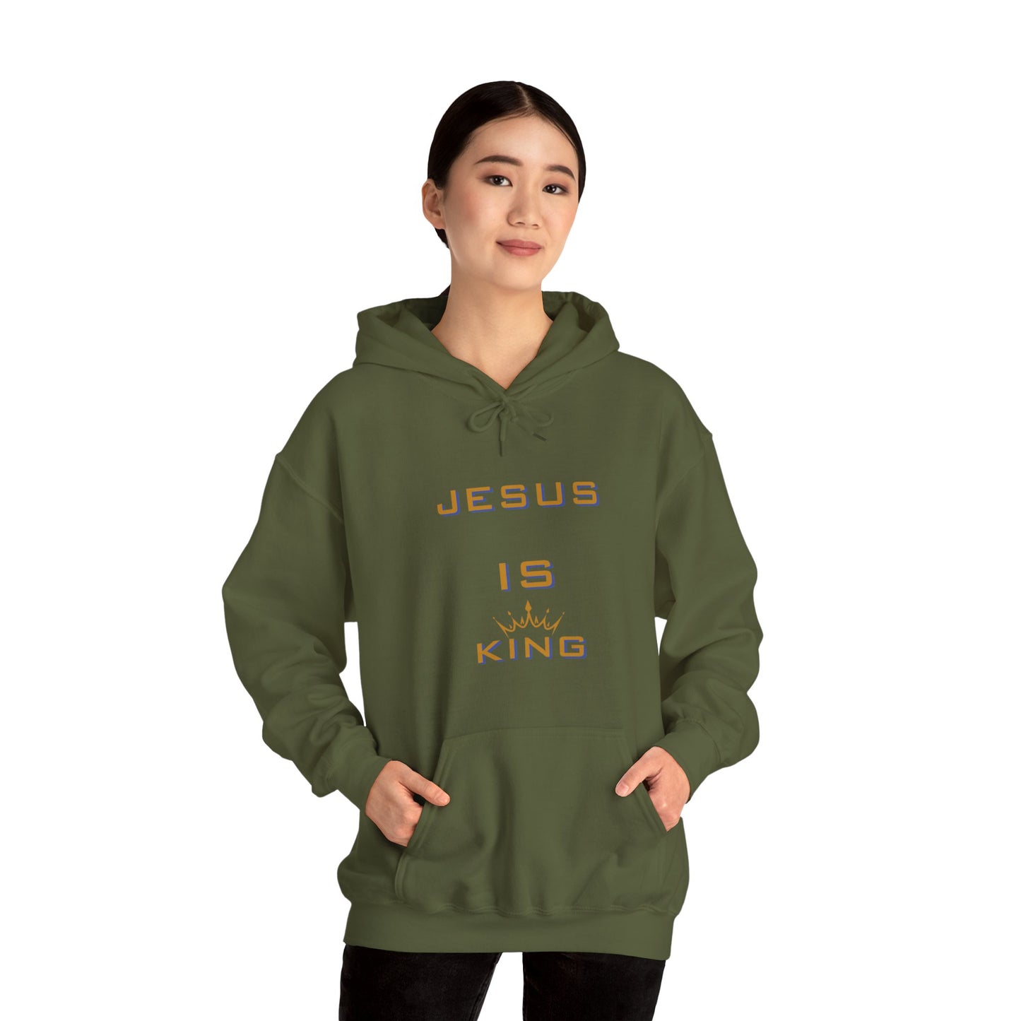 Unisex Heavy Blend™ Hooded Jesus is King Women's Sweatshirt