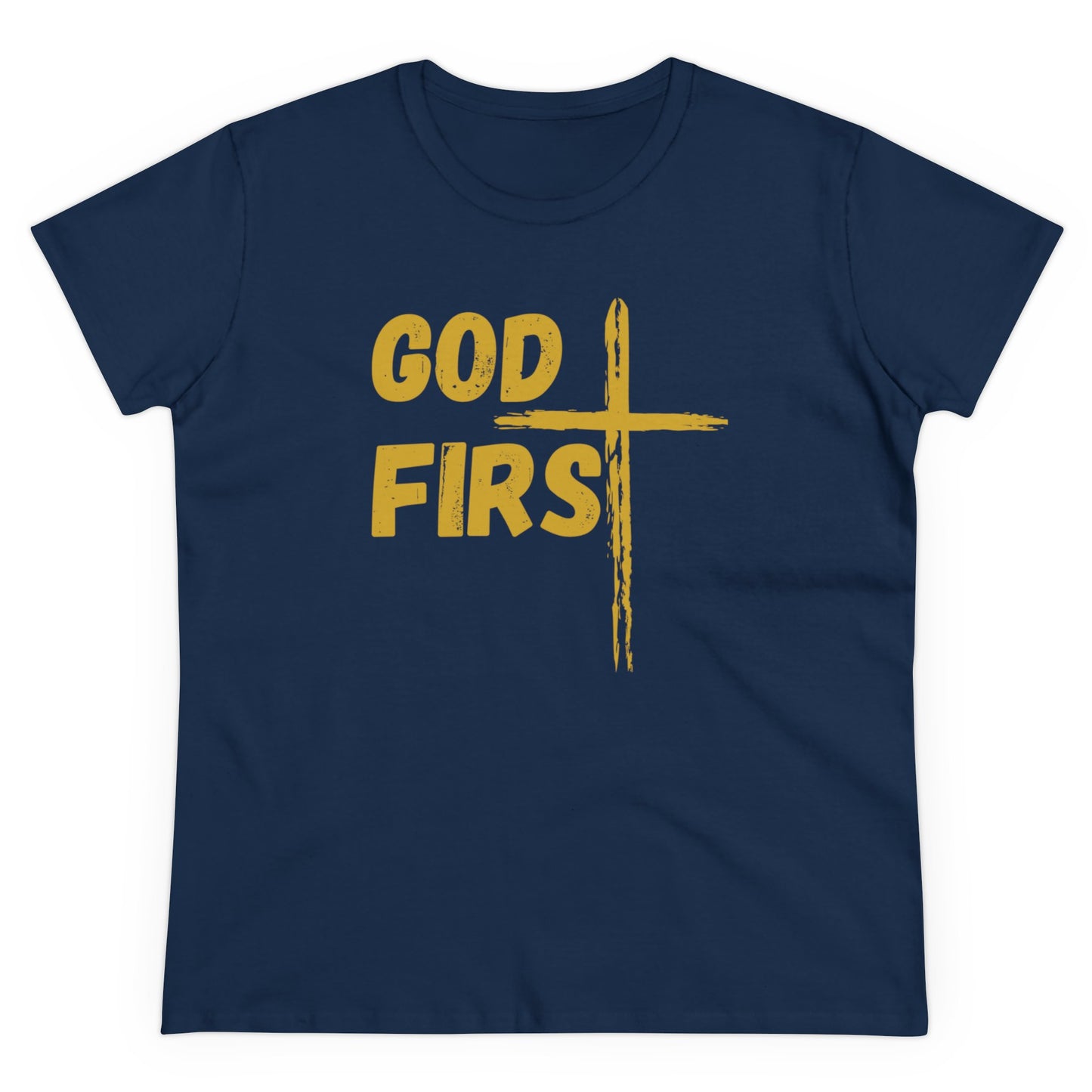 Women's Midweight God First Cotton Tee