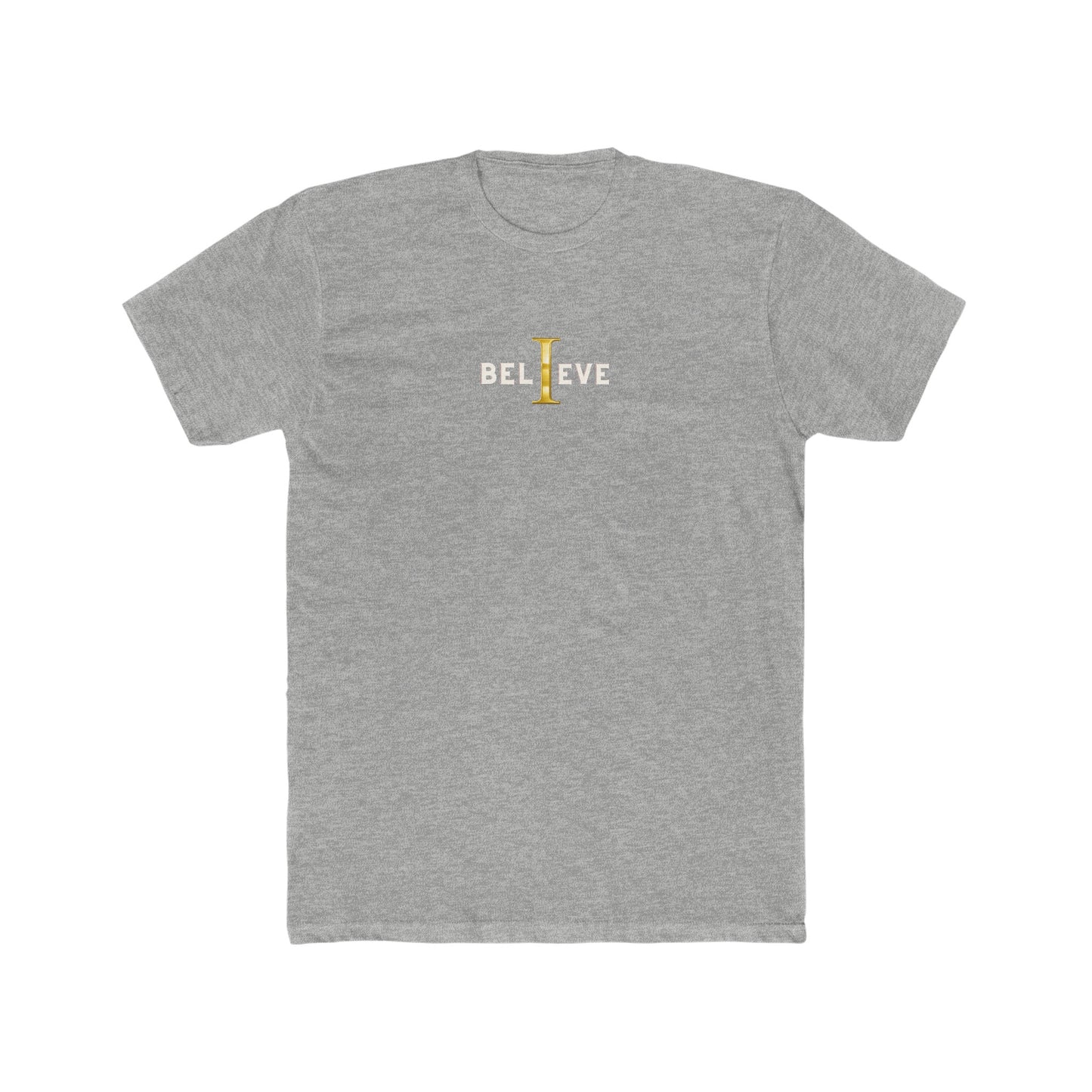 I Believe Christian Men's Cotton Crew Tee