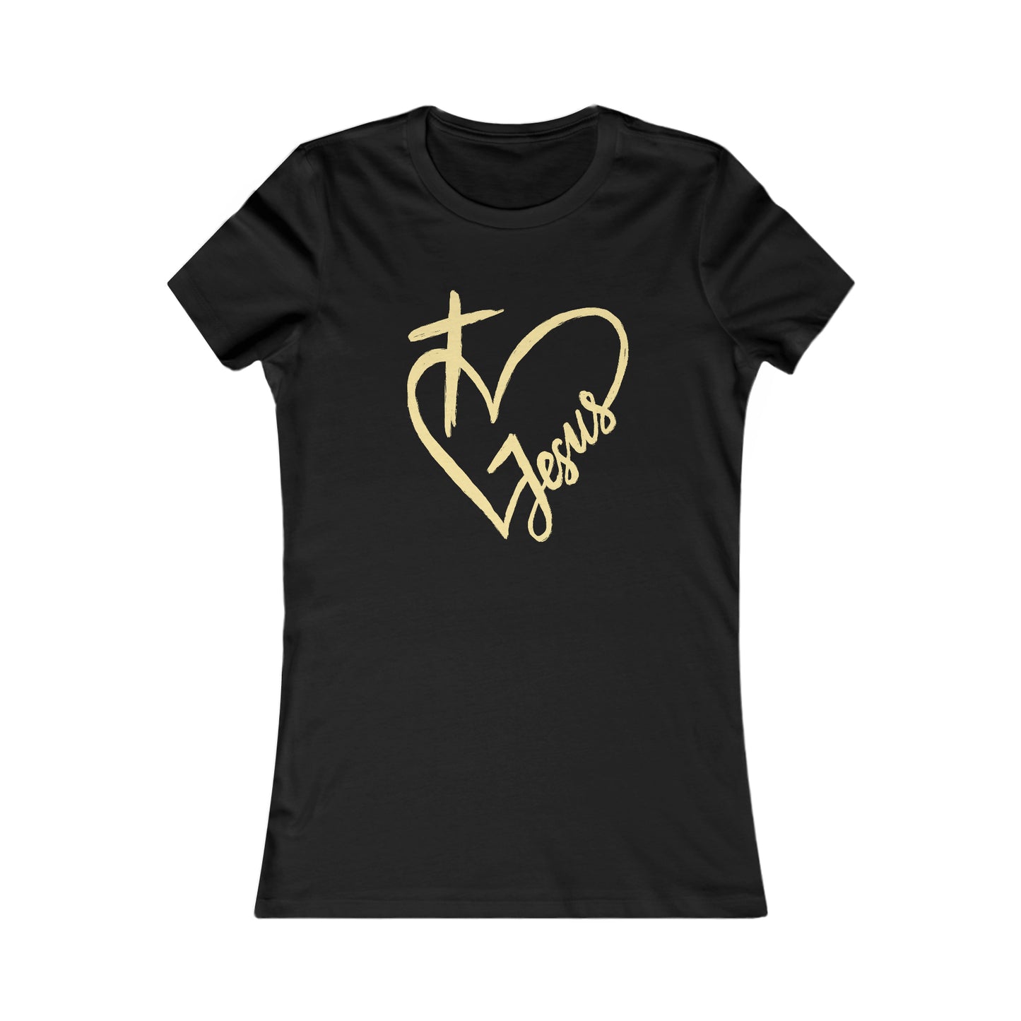 Women's Jesus Heart T shirt