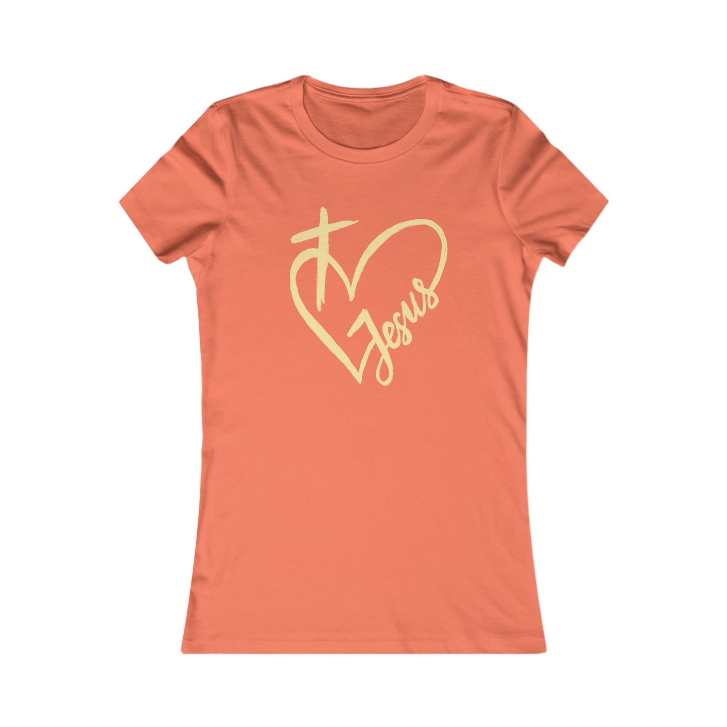 Women's Jesus Heart T shirt