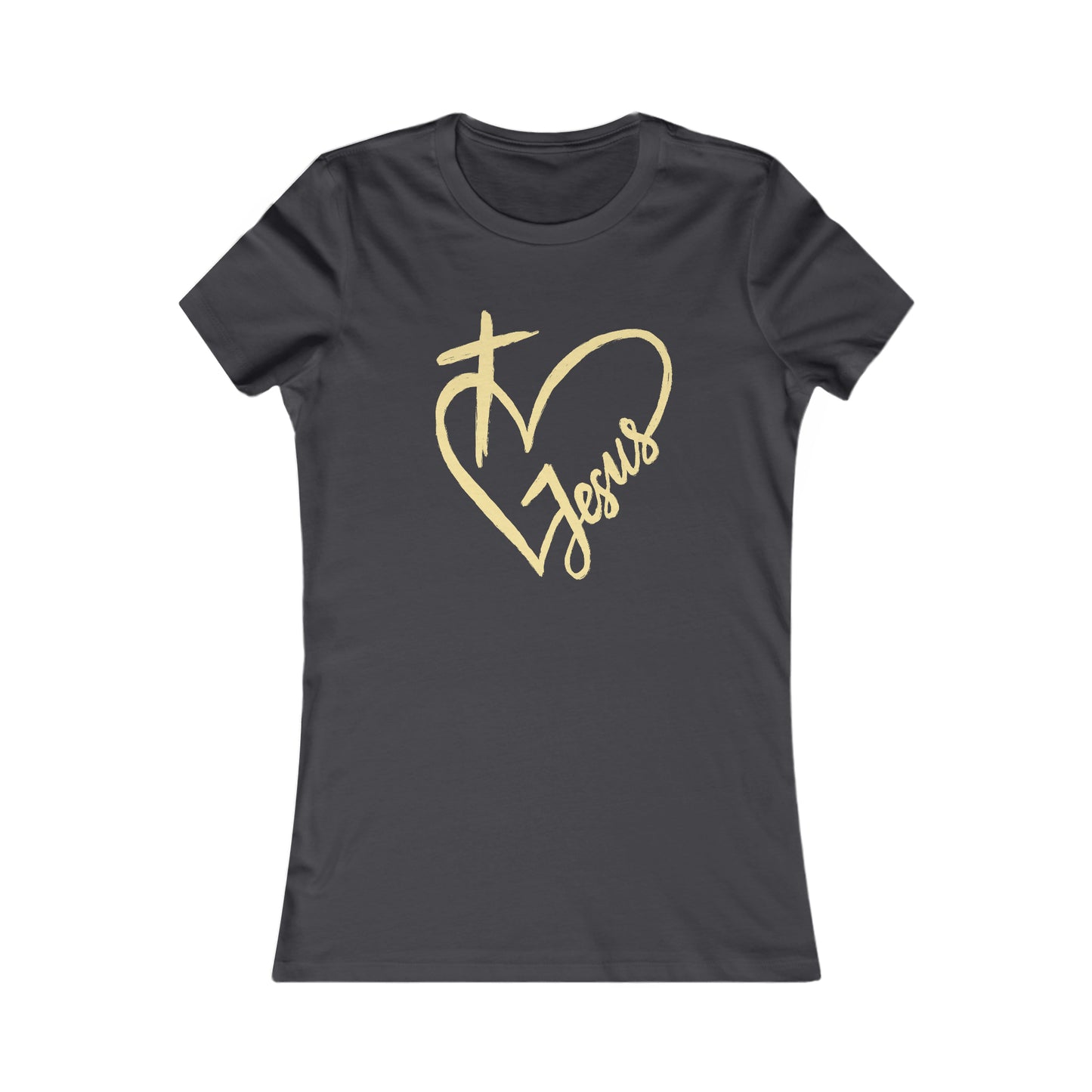 Women's Jesus Heart T shirt