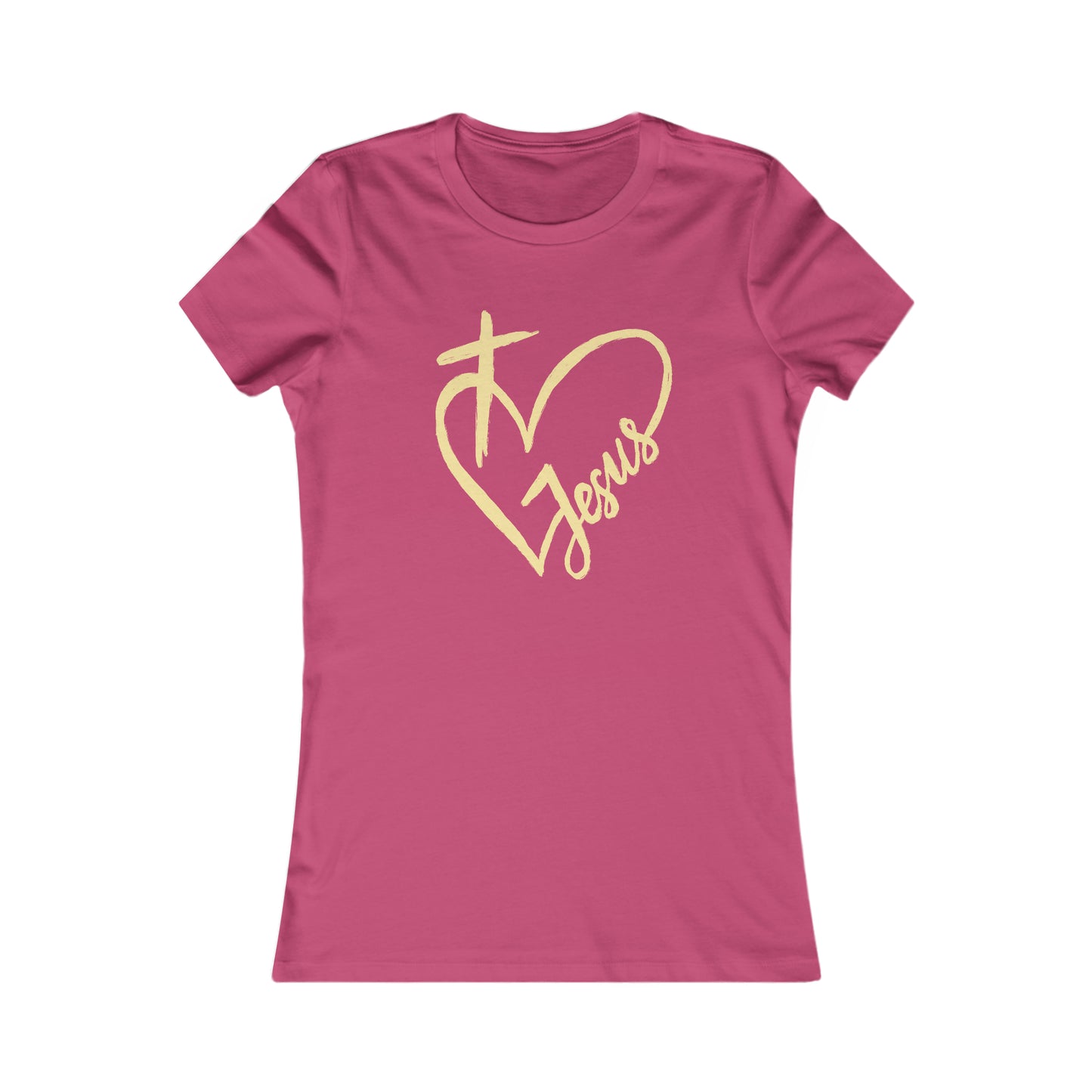 Women's Jesus Heart T shirt