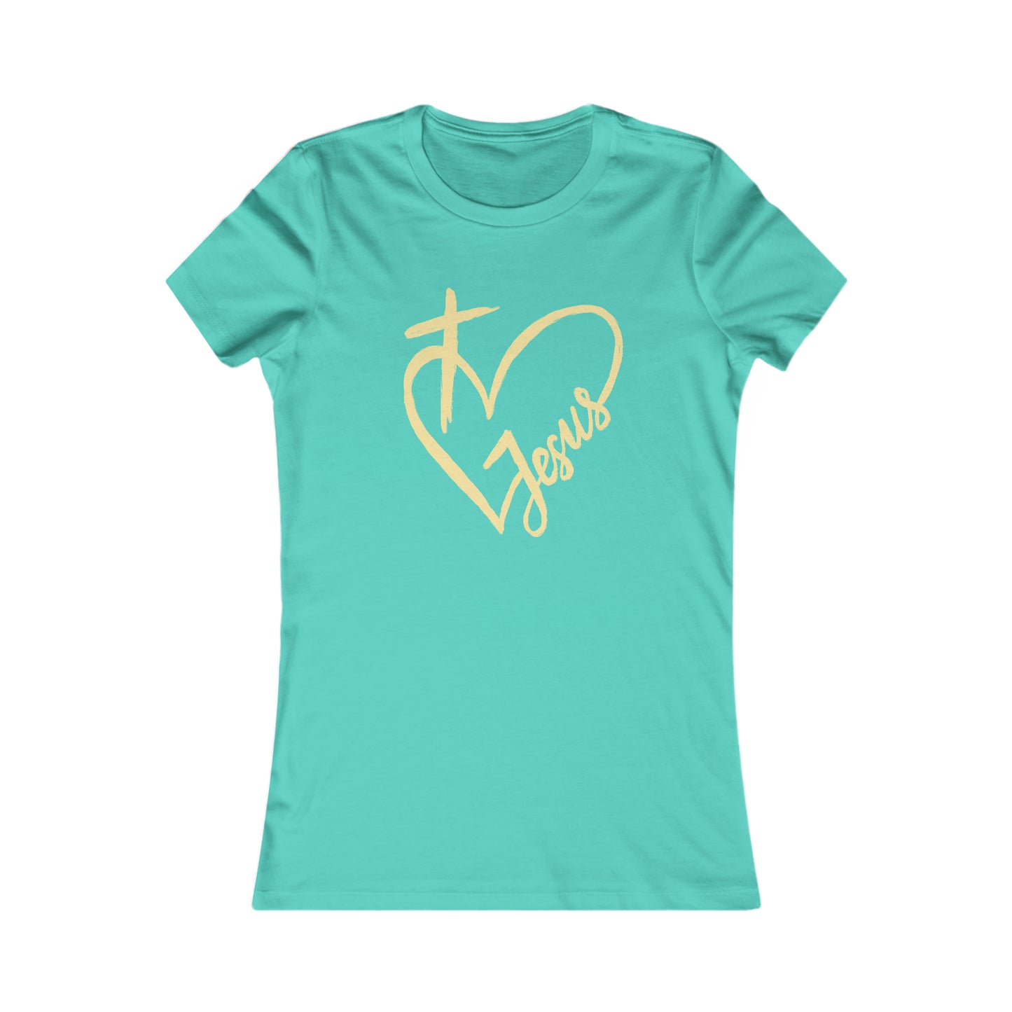 Women's Jesus Heart T shirt