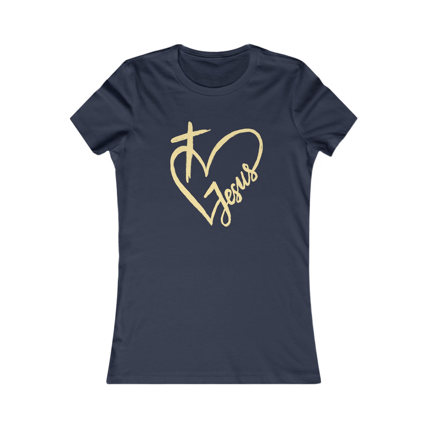 Women's Jesus Heart T shirt