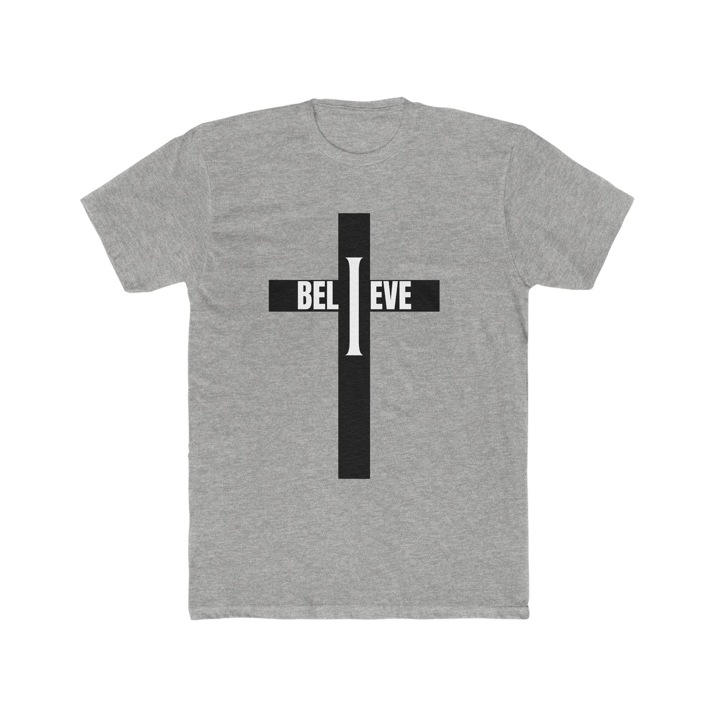 I Believe Men's Christian Cotton Crew T-Shirt