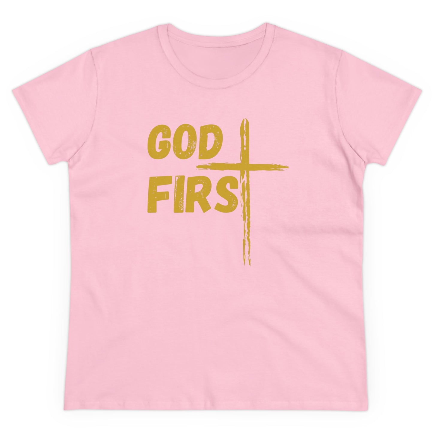 Women's Midweight God First Cotton Tee