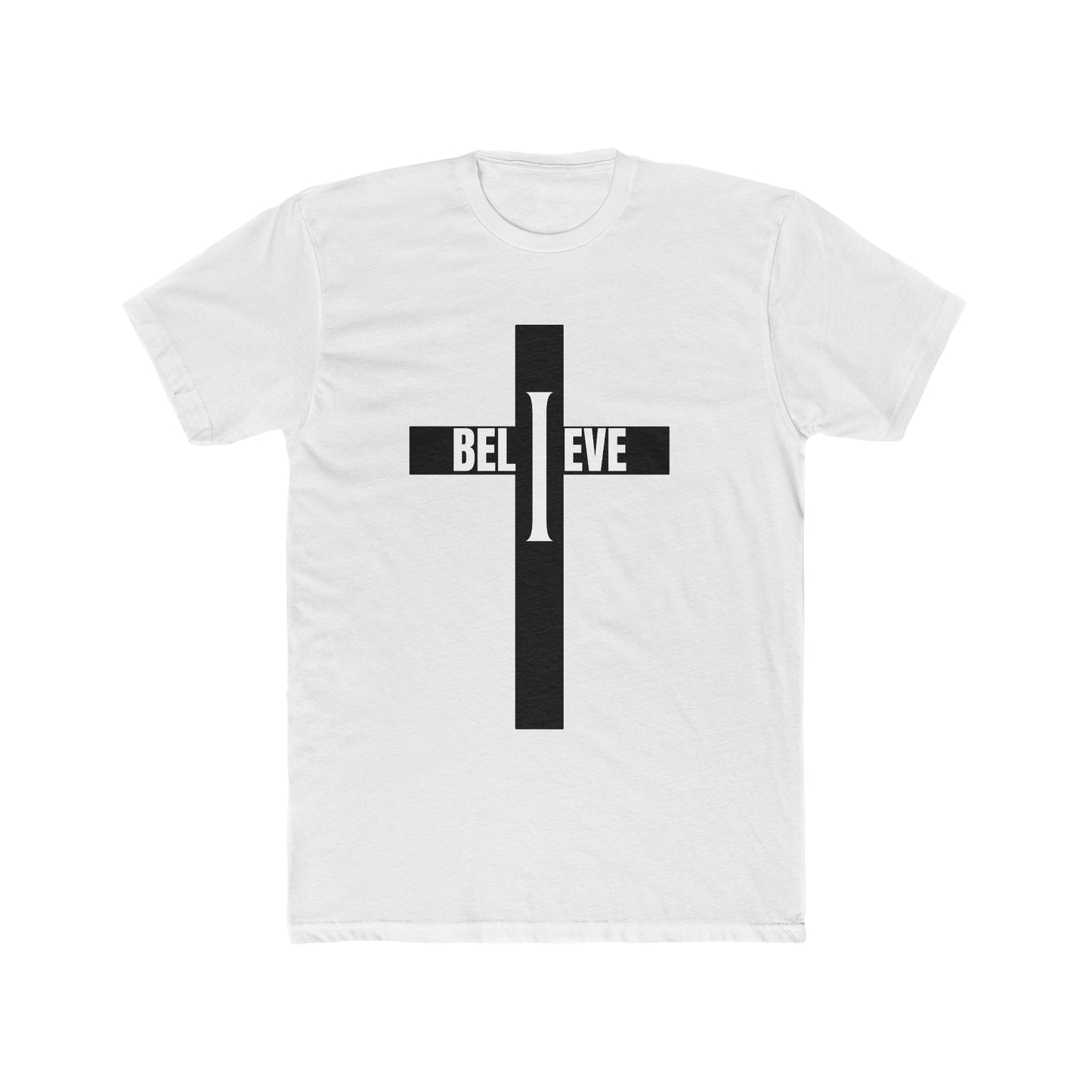 I Believe Men's Christian Cotton Crew T-Shirt