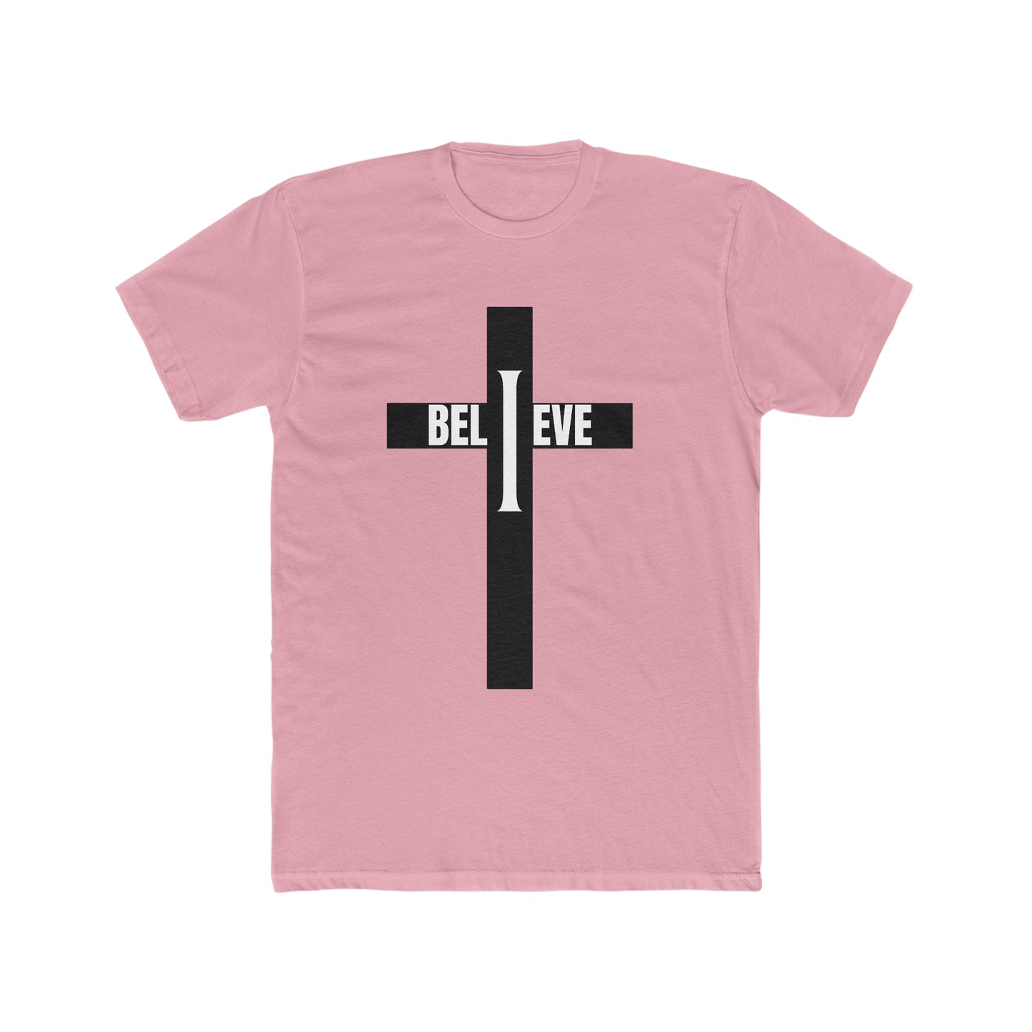 I Believe Men's Christian Cotton Crew T-Shirt