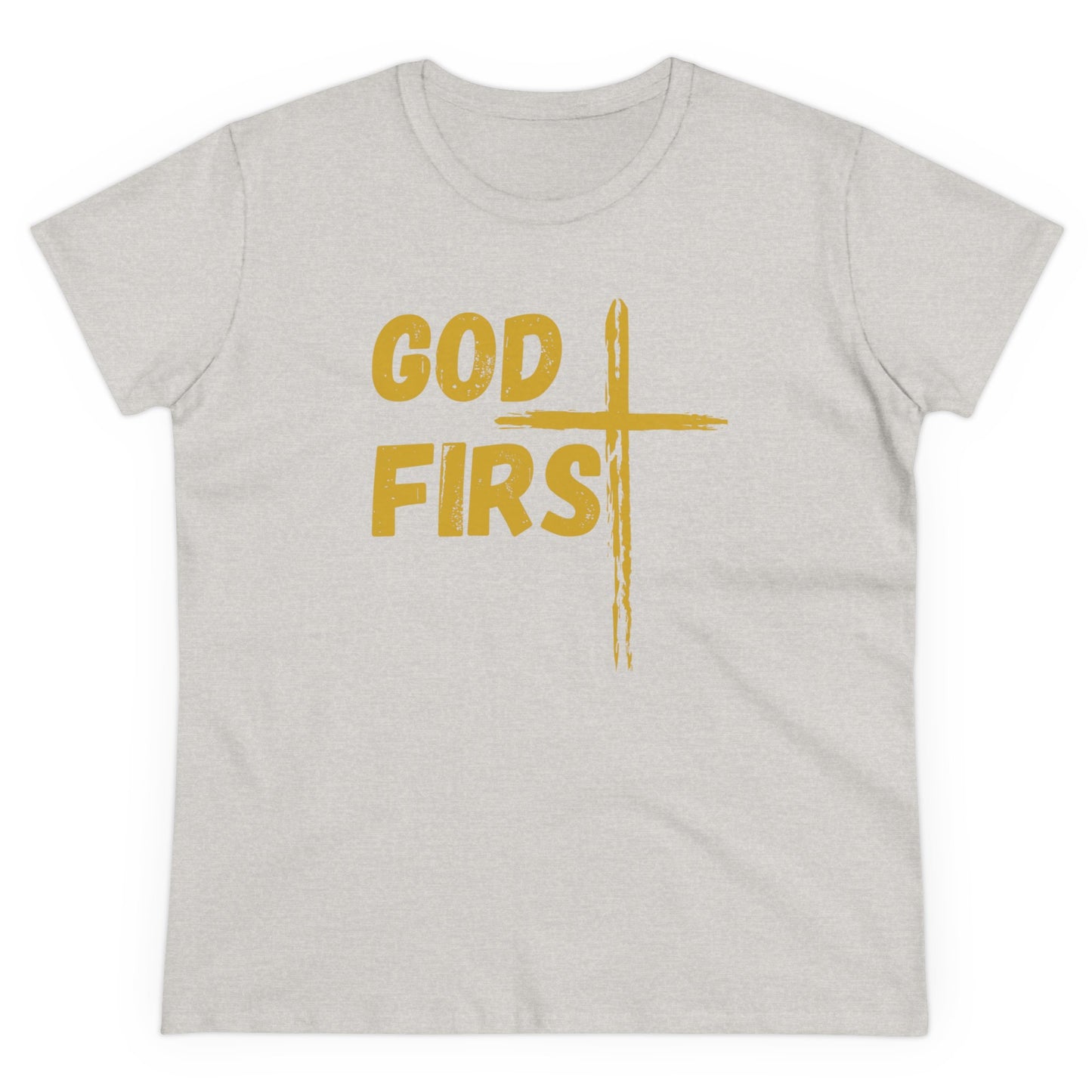 Women's Midweight God First Cotton Tee