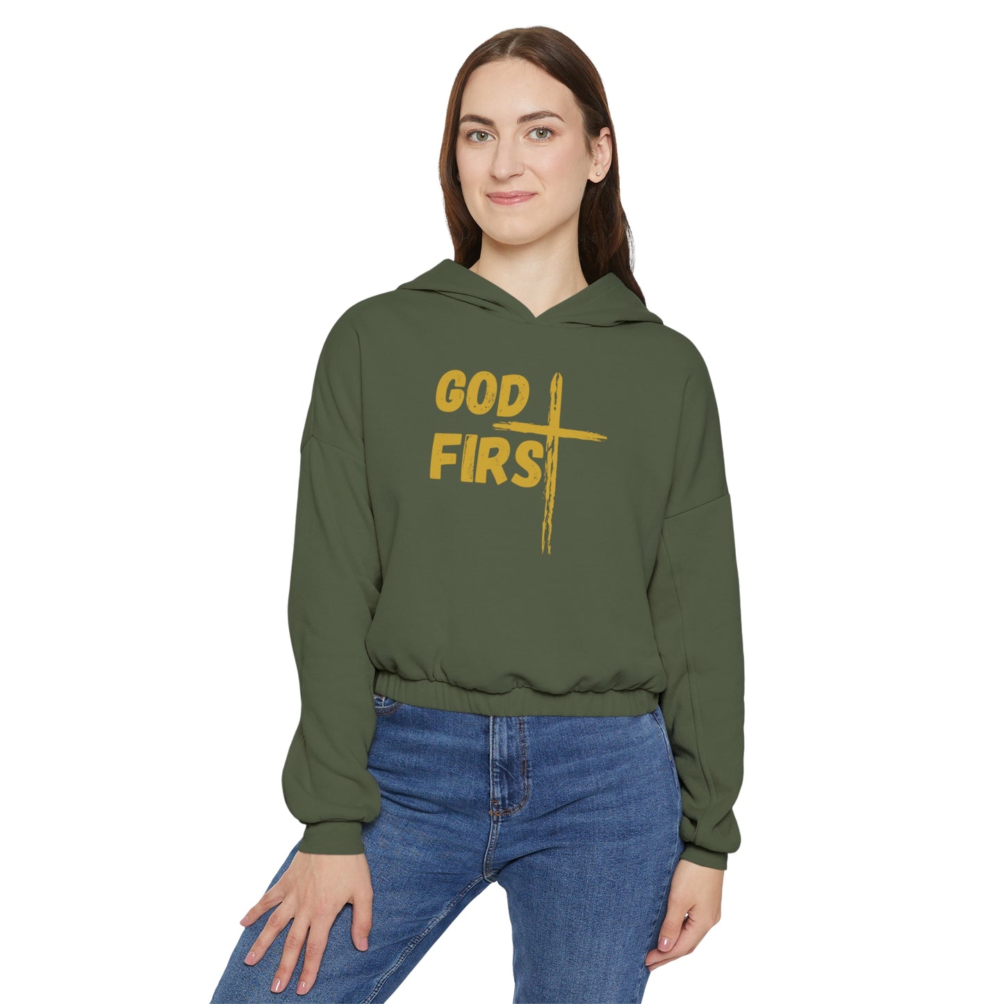 Women's Christian God First Hoodie