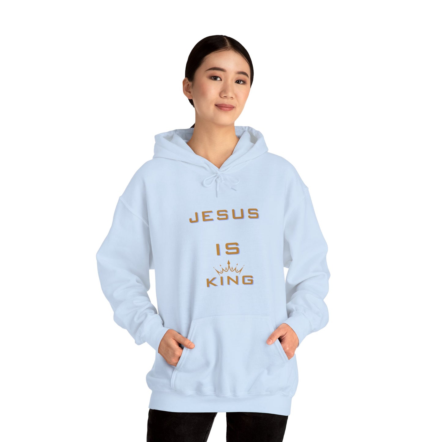 Unisex Heavy Blend™ Hooded Jesus is King Women's Sweatshirt