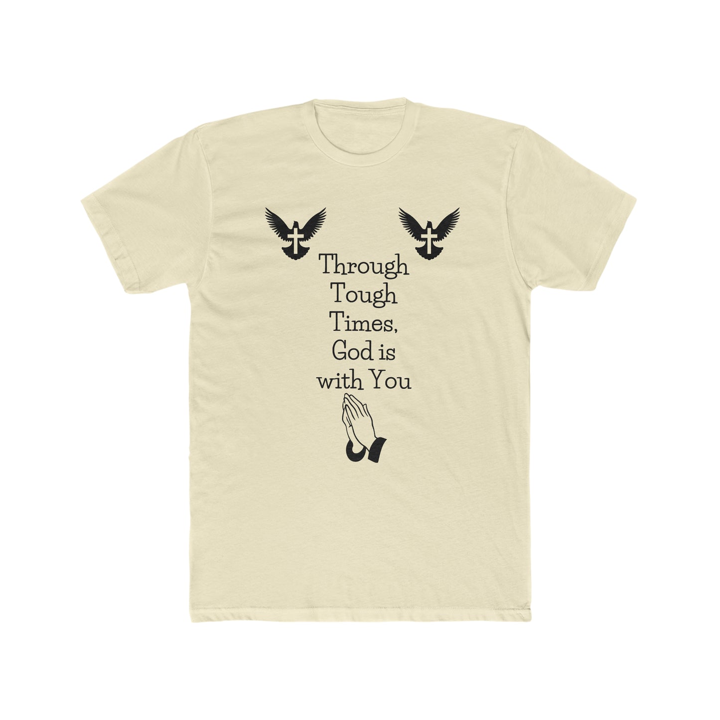 Men's Cotton God is With You T Shirt