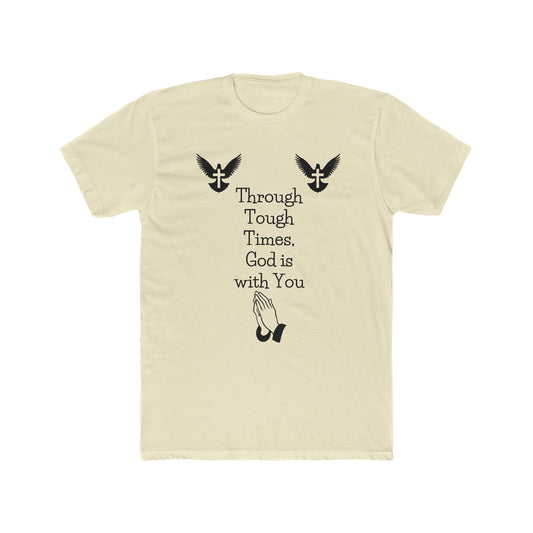 Men's Cotton God is With You T Shirt