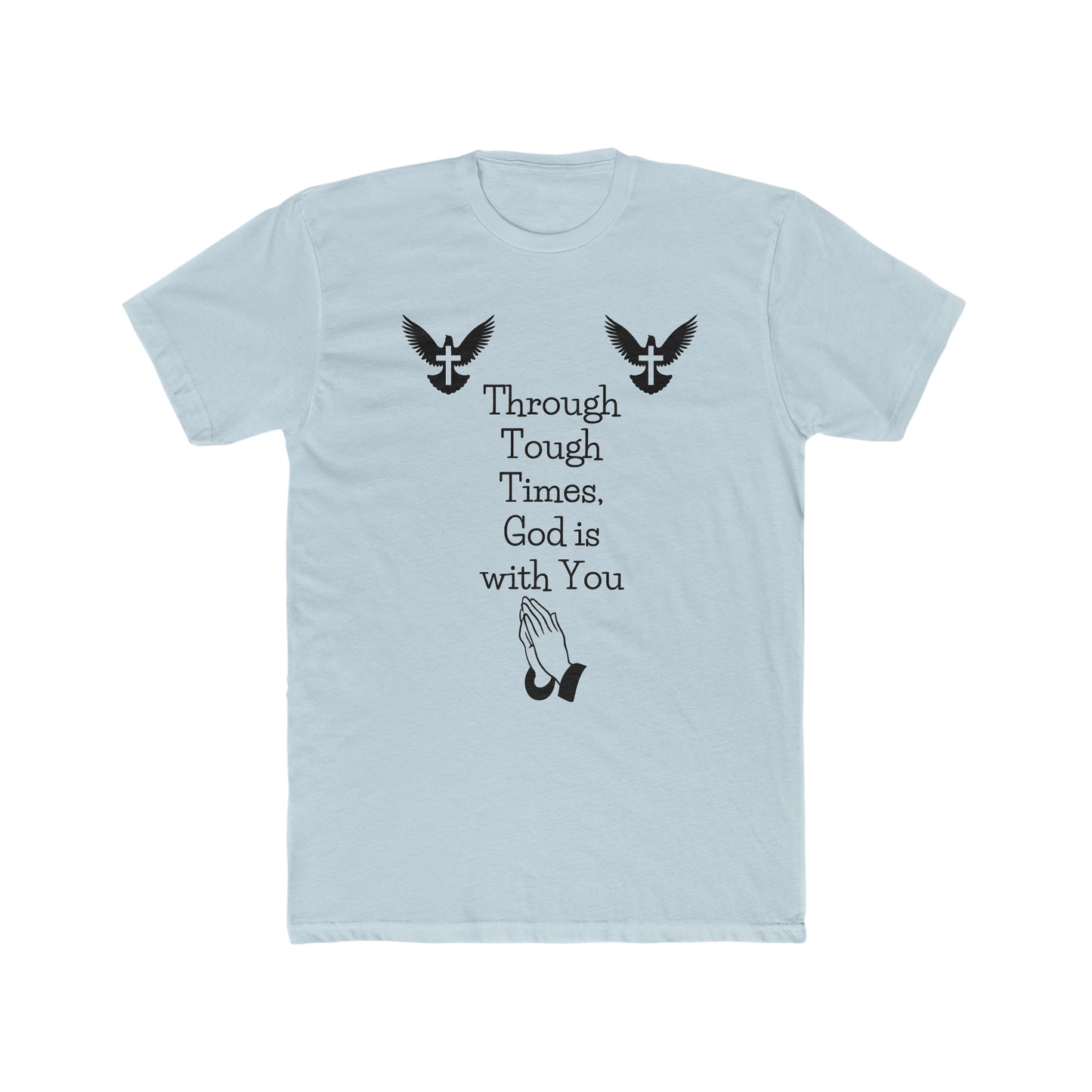 Men's Cotton God is With You T Shirt