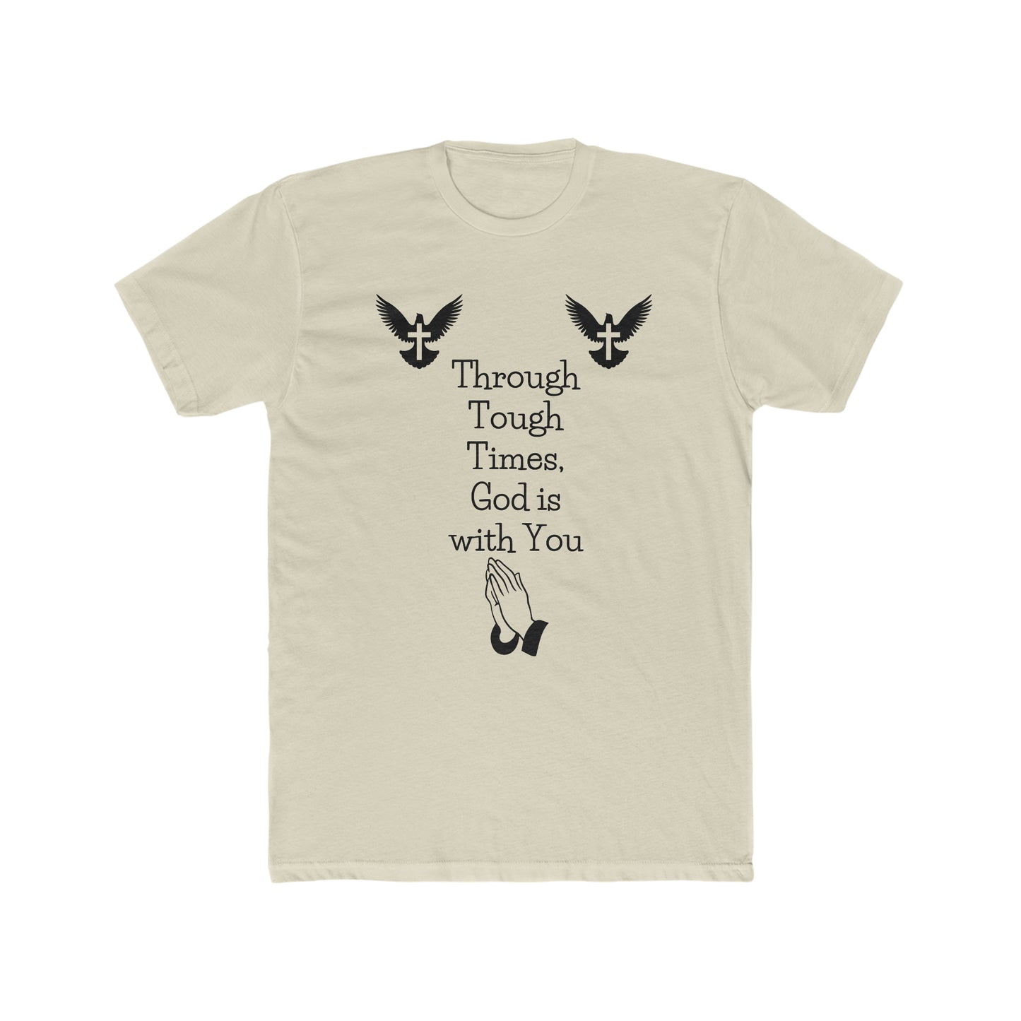 Men's Cotton God is With You T Shirt