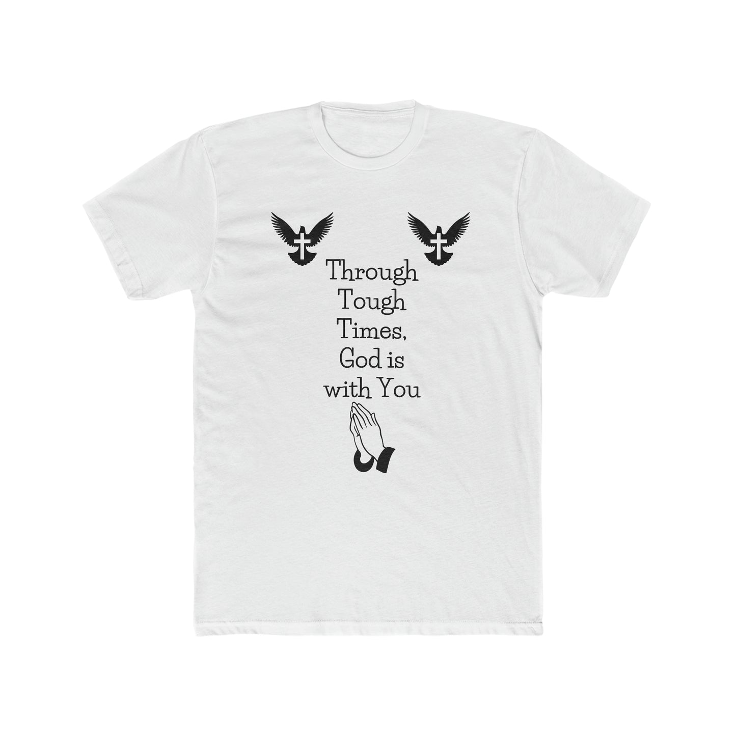 Men's Cotton God is With You T Shirt