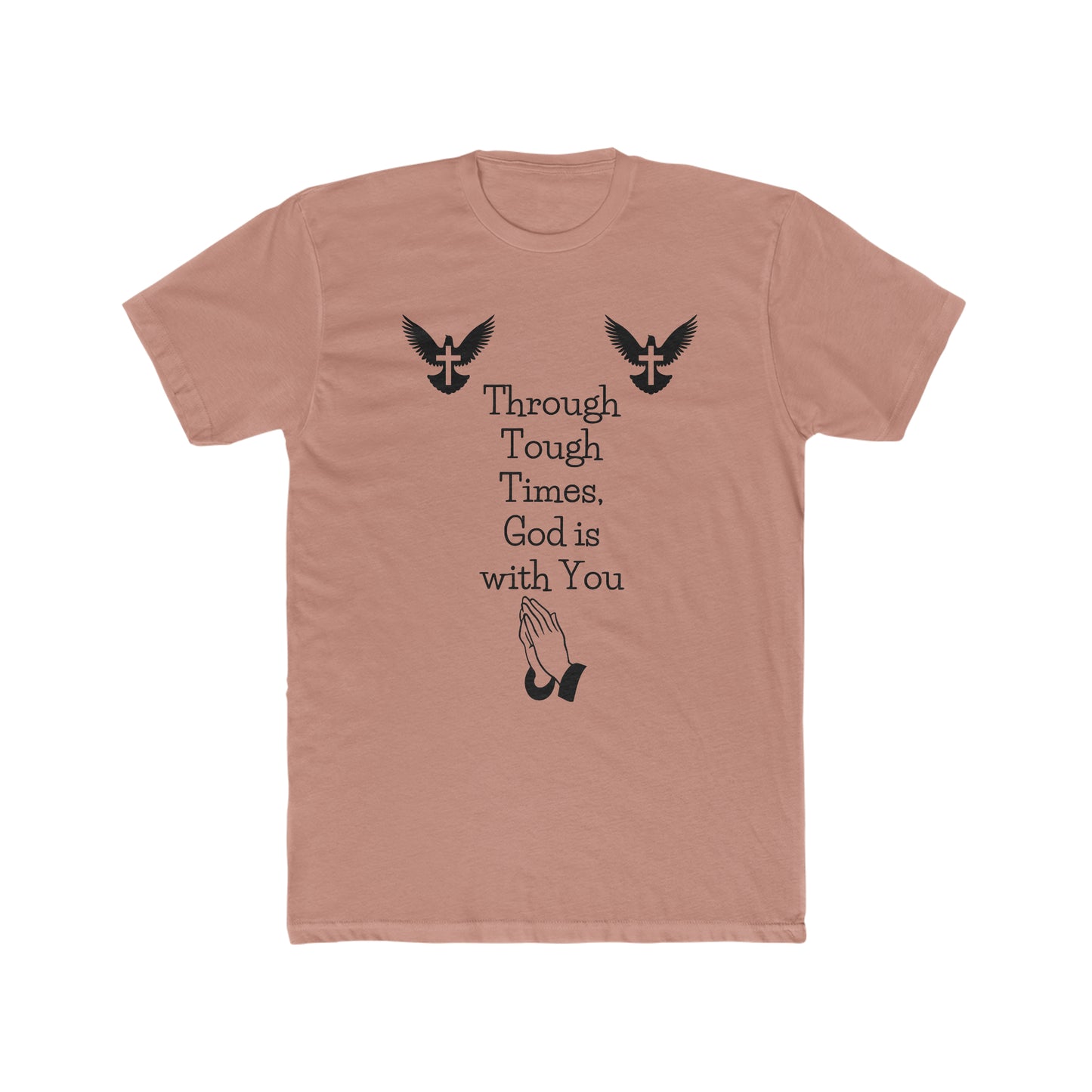 Men's Cotton God is With You T Shirt