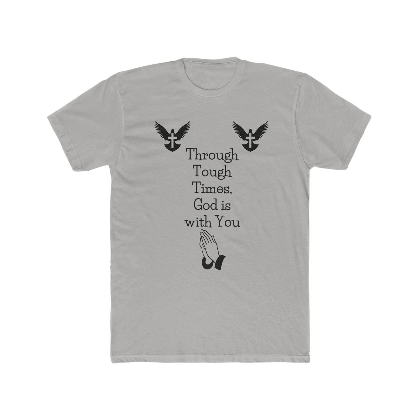 Men's Cotton God is With You T Shirt