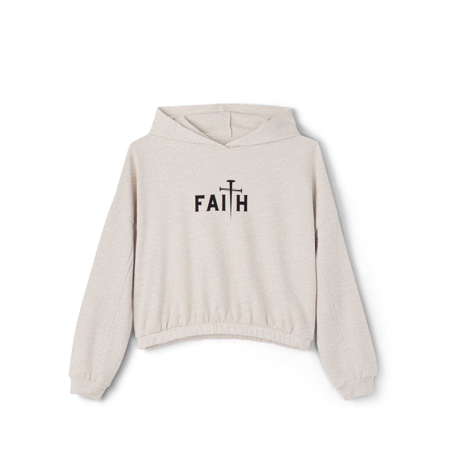 Women's Faith Christian Cinched Bottom Hoodie