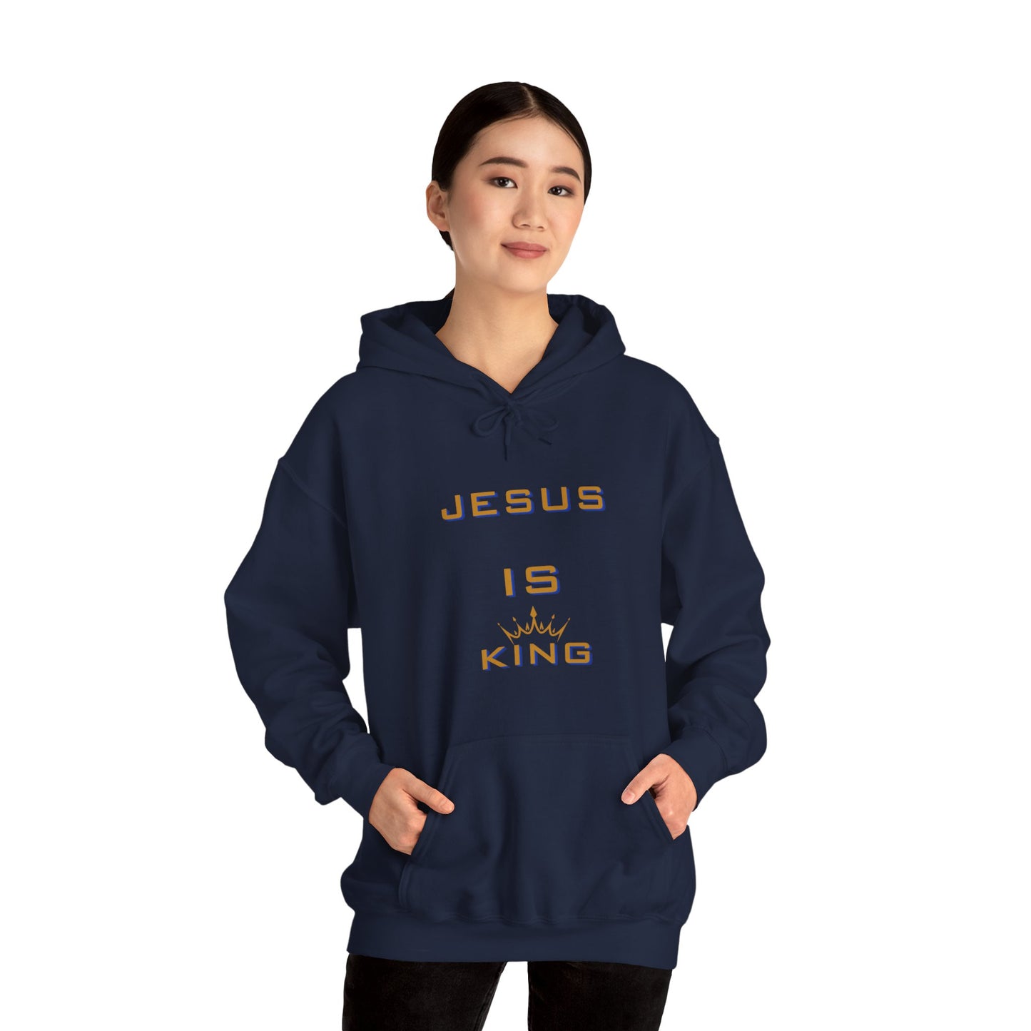 Unisex Heavy Blend™ Hooded Jesus is King Women's Sweatshirt